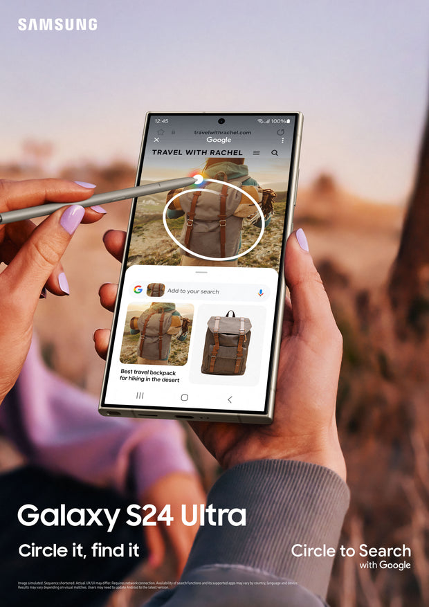 Samsung Galaxy S24 Ultra 5G – 512 Go | 12 Go RAM | Débloqué | Noir | Smartphone Haut de Gamme