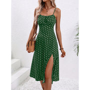 Robe Longue à Pois – Élégance d’Été &amp; Légèreté Séduisante