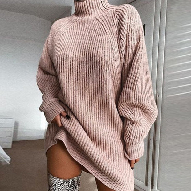 Robe Pull Longue – Chaleur &amp; Élégance d’Hiver