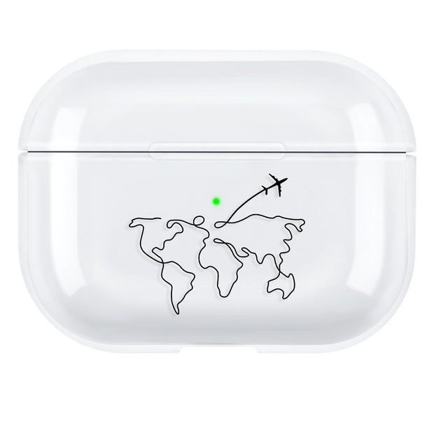 Coque AirPods Pro Line Art – Style Minimaliste | Compatible Apple