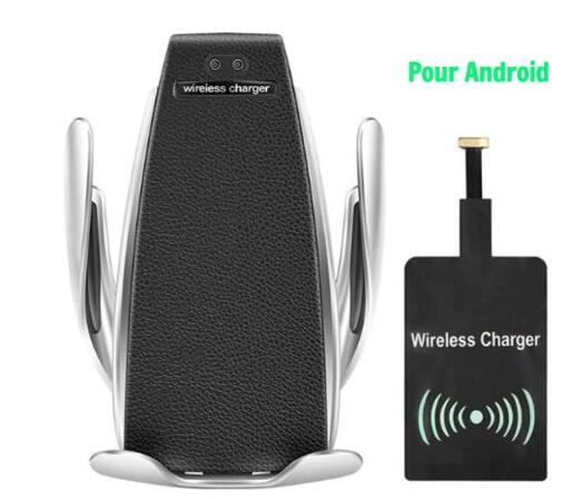 Chargeur Sans Fil Voiture S5 – Recharge &amp; Navigation en Toute Simplicité