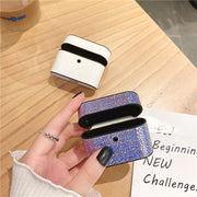 Coque Luxe Brillante pour AirPods – Motif Écailles Glamour | Compatible Apple