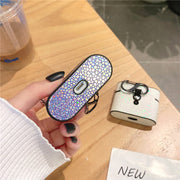 Coque Luxe Brillante pour AirPods – Motif Écailles Glamour | Compatible Apple