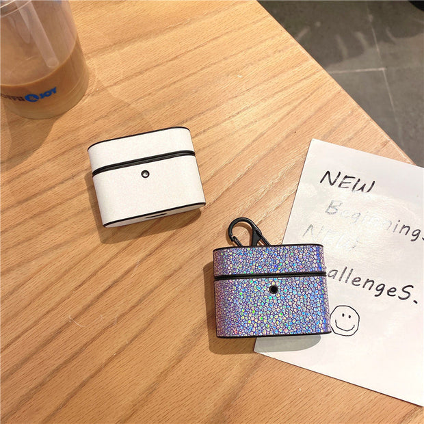 Coque Luxe Brillante pour AirPods – Motif Écailles Glamour | Compatible Apple