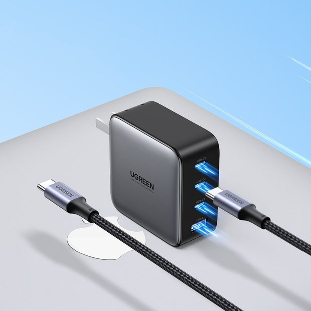 Chargeur Mural GaN 100W – Ultra Puissant, Ultra Compact