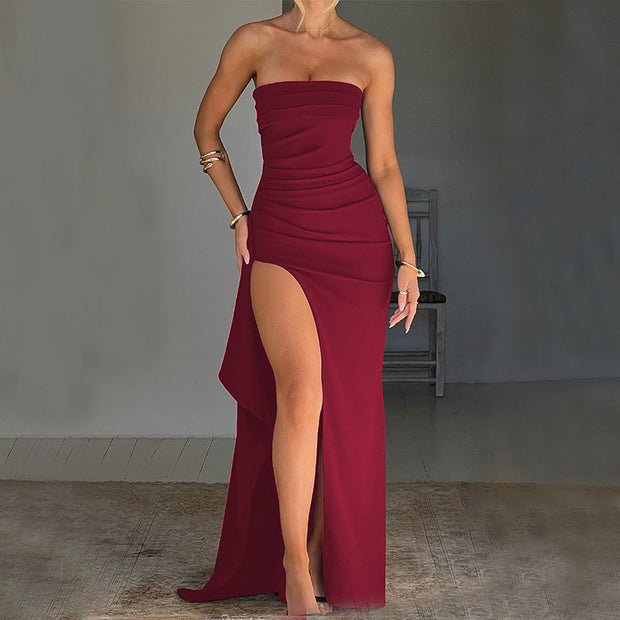 Robe Longue Sans Bretelles – Glamour pour Mariage &amp; Soirée