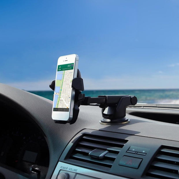 Support Téléphone Voiture à Ventouse – Stabilité &amp; Confort de Vue