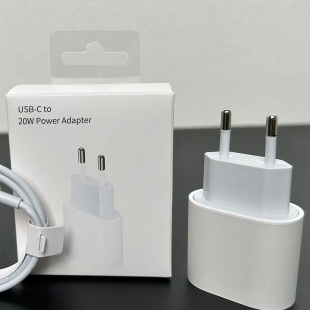 Chargeur USB-C 20W – Puissance Rapide &amp; Format Mini