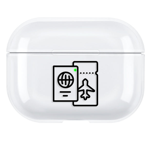 Coque AirPods Pro Line Art – Style Minimaliste | Compatible Apple
