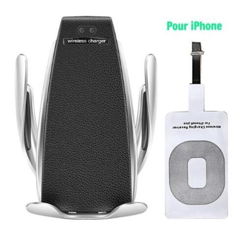 Chargeur Sans Fil Voiture S5 – Recharge &amp; Navigation en Toute Simplicité