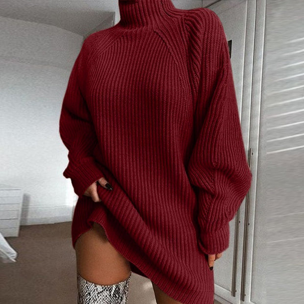 Robe Pull Longue – Chaleur &amp; Élégance d’Hiver