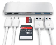 Hub USB-C SD/TF + Power Delivery – Compact &amp; Ultra Pratique