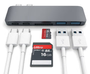 Hub USB-C SD/TF + Power Delivery – Compact &amp; Ultra Pratique