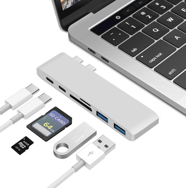 Hub USB-C SD/TF + Power Delivery – Compact &amp; Ultra Pratique