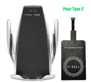 Chargeur Sans Fil Voiture S5 – Recharge &amp; Navigation en Toute Simplicité