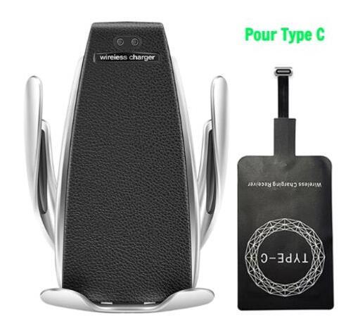 Chargeur Sans Fil Voiture S5 – Recharge &amp; Navigation en Toute Simplicité