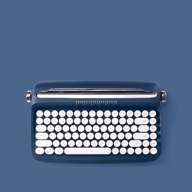 Clavier + Souris Bluetooth Rétro – Style Vintage, Confort Moderne