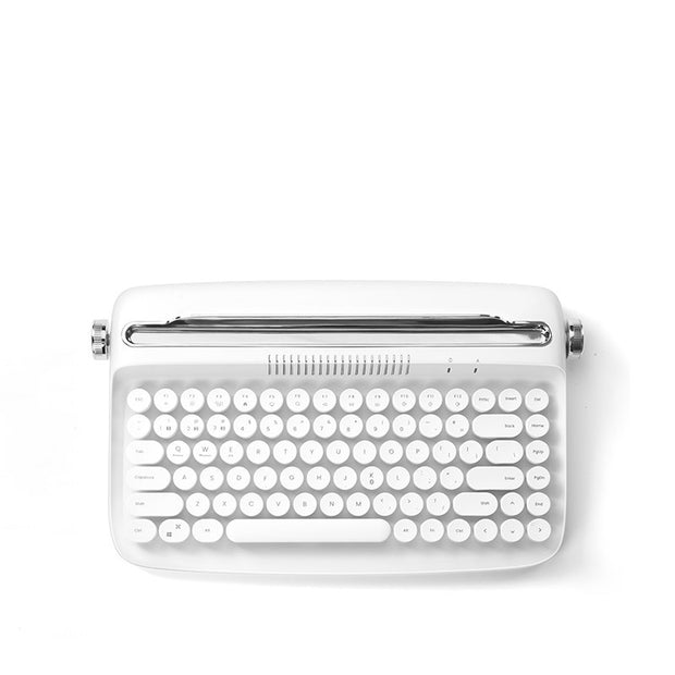 Clavier + Souris Bluetooth Rétro – Style Vintage, Confort Moderne