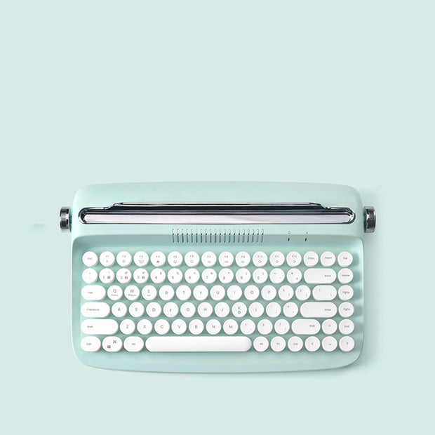 Clavier + Souris Bluetooth Rétro – Style Vintage, Confort Moderne
