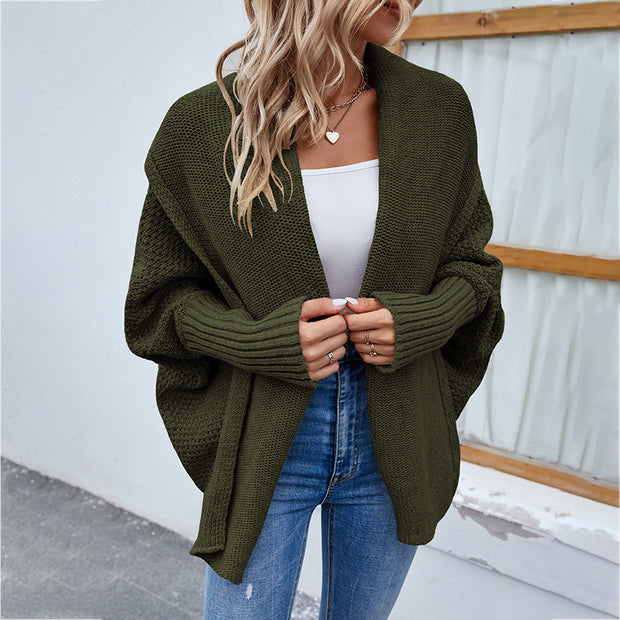Cardigan Ample en Maille – Style Décontracté &amp; Douceur Assurée