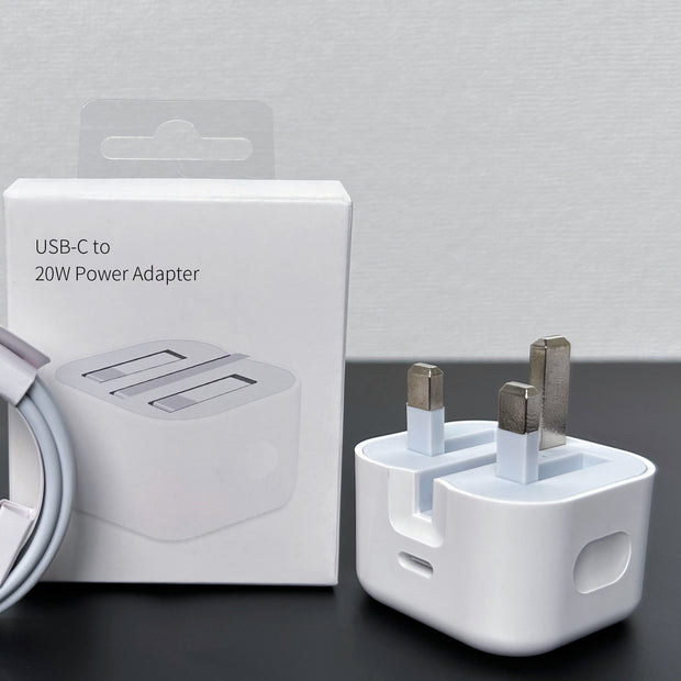 Chargeur USB-C 20W – Puissance Rapide &amp; Format Mini