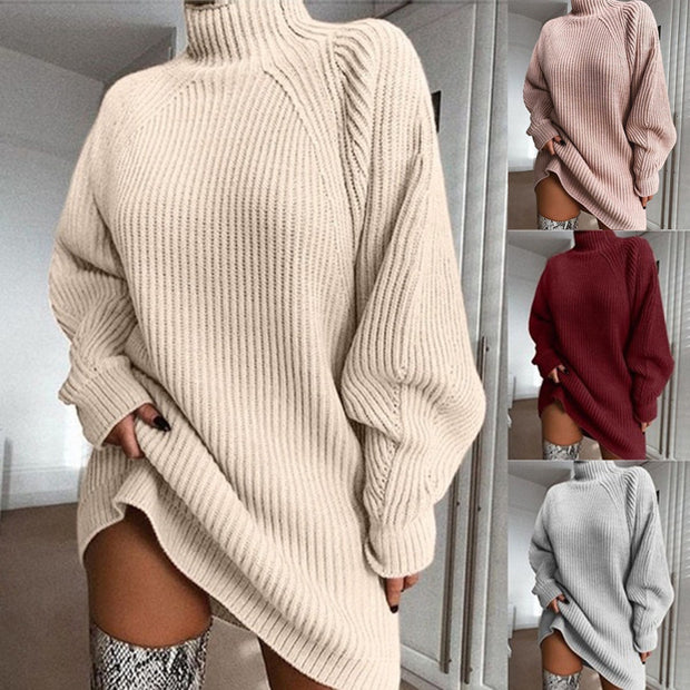 Robe Pull Longue – Chaleur &amp; Élégance d’Hiver