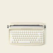 Clavier + Souris Bluetooth Rétro – Style Vintage, Confort Moderne