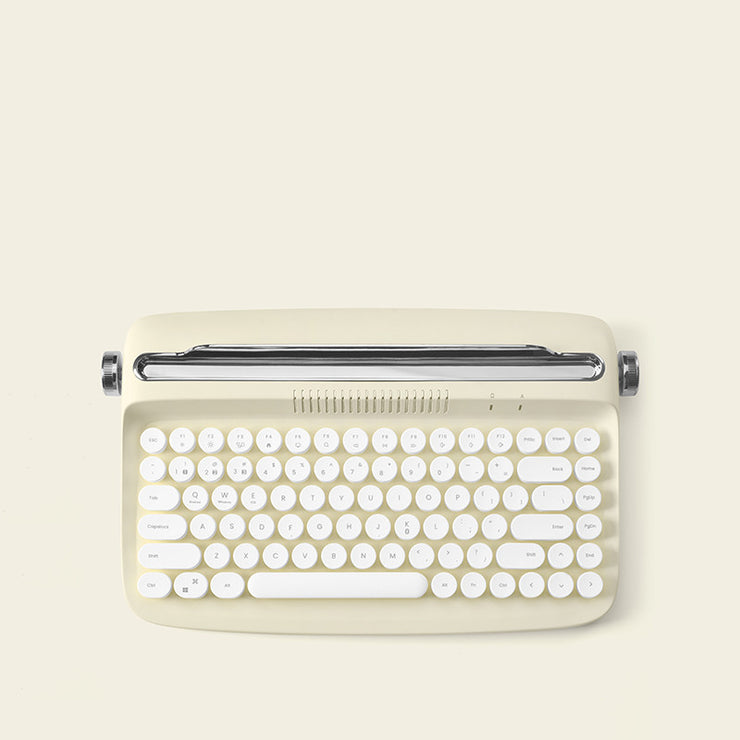 Clavier + Souris Bluetooth Rétro – Style Vintage, Confort Moderne