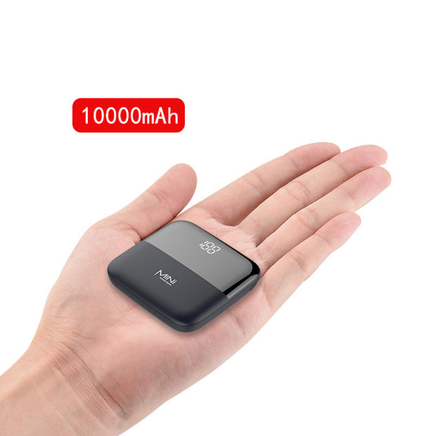Mini Power Bank 10000mAh – Puissance de poche, recharge rapide