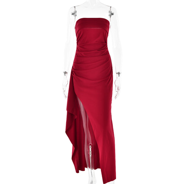 Robe Longue Sans Bretelles – Glamour pour Mariage &amp; Soirée
