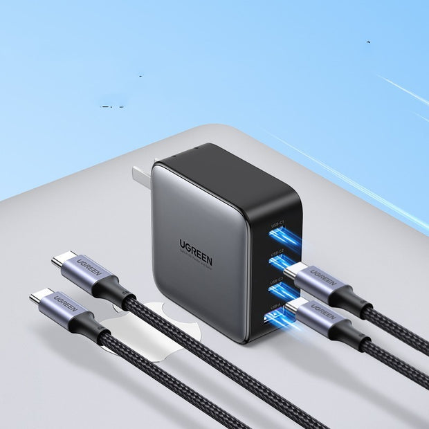 Chargeur Mural GaN 100W – Ultra Puissant, Ultra Compact