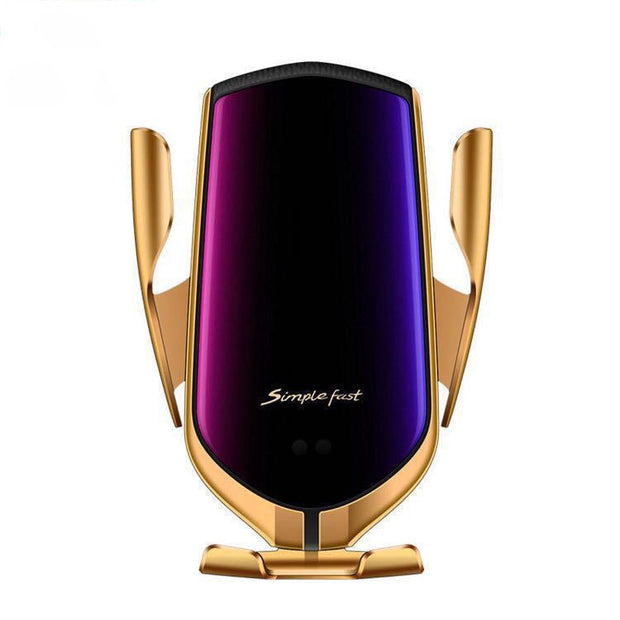Chargeur Sans Fil Voiture S5 – Recharge &amp; Navigation en Toute Simplicité