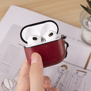 Coque AirPods 4 Cuir Premium – Protection Élégante | Compatible Recharge Sans Fil