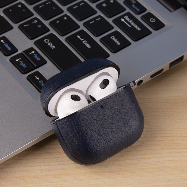 Coque AirPods 4 Cuir Premium – Protection Élégante | Compatible Recharge Sans Fil