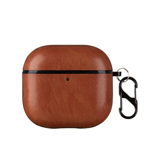 Coque AirPods 4 Cuir Premium – Protection Élégante | Compatible Recharge Sans Fil