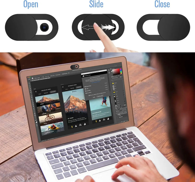 Cache Webcam Magnétique Ultra-Fin – Protégez Votre Vie Privée
