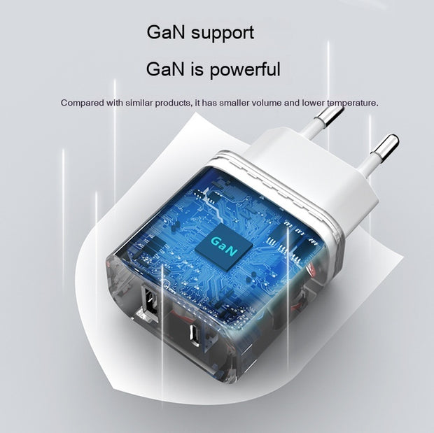 Chargeur Mural 30W USB-C (GaN) – Puissance Compacte &amp; Ultra Rapide