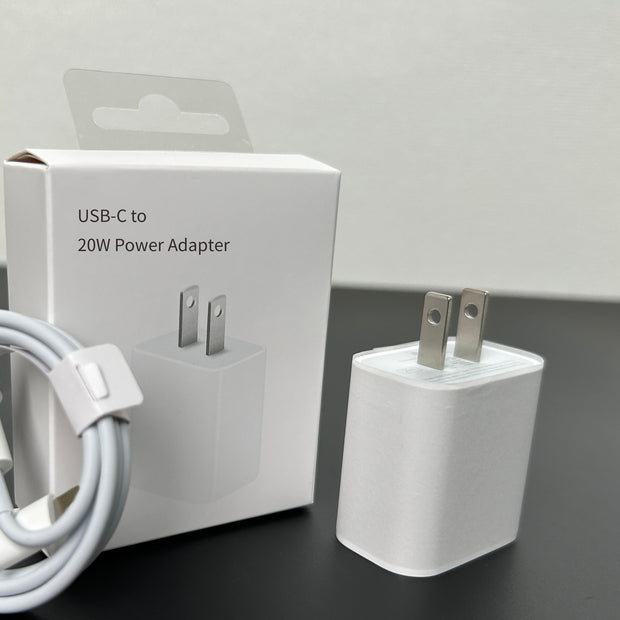 Chargeur USB-C 20W – Puissance Rapide &amp; Format Mini