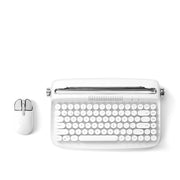 Clavier + Souris Bluetooth Rétro – Style Vintage, Confort Moderne