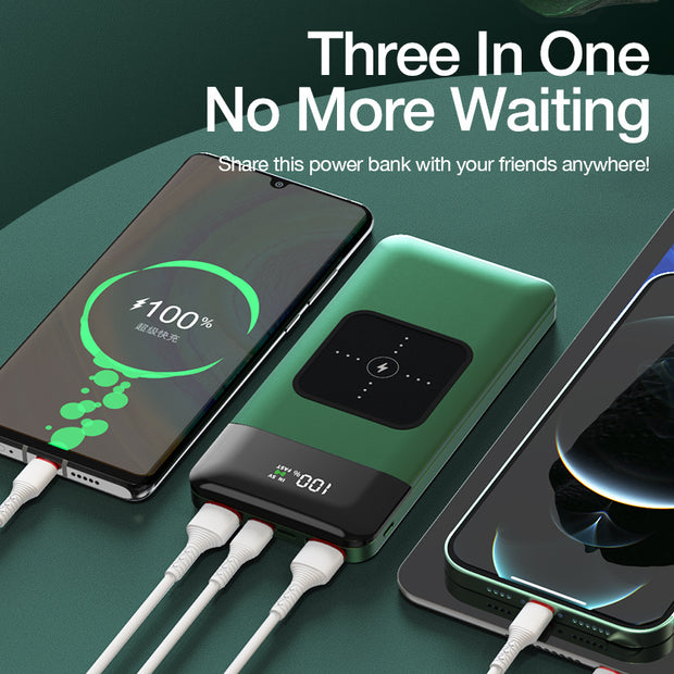 Batterie Externe 20000mAh – Charge Rapide &amp; Puissance Nomade