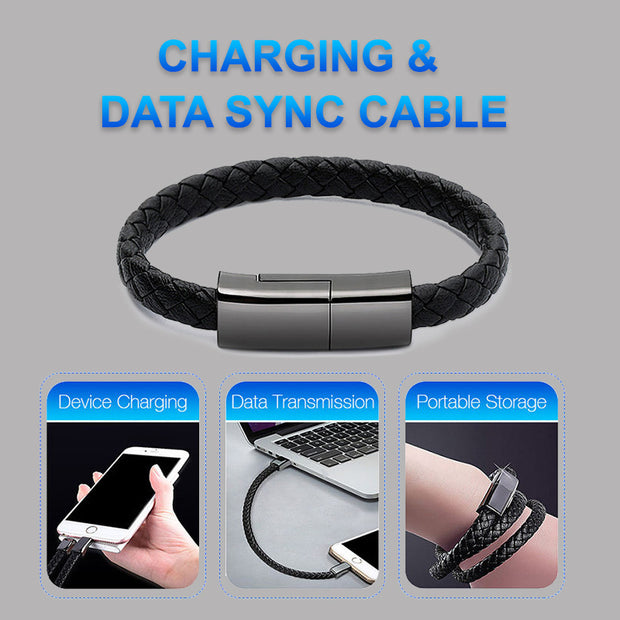 Bracelet Câble USB-C – Chargez avec Style