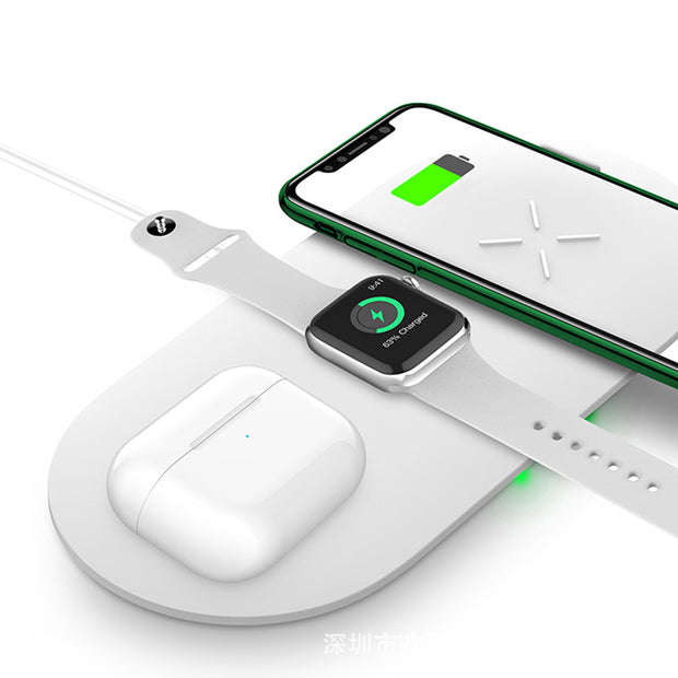 Station de Charge Sans Fil 3-en-1 – Rapide &amp; Pratique