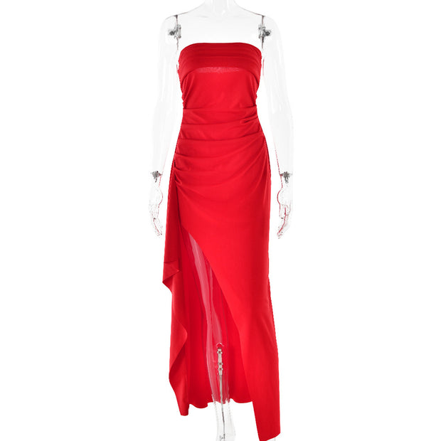 Robe Longue Sans Bretelles – Glamour pour Mariage &amp; Soirée